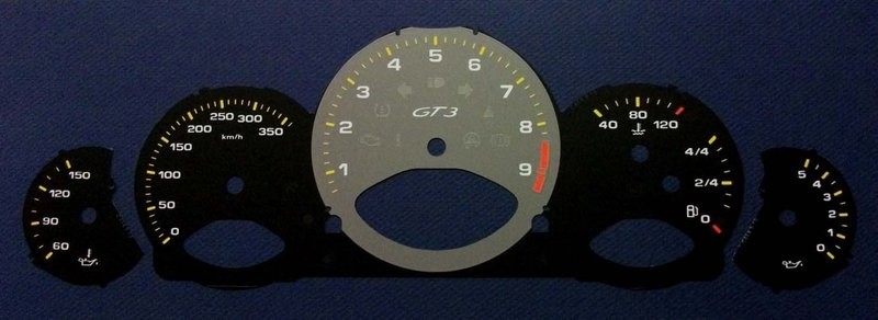 997 GT3 KMH DIAL CONVERSION
