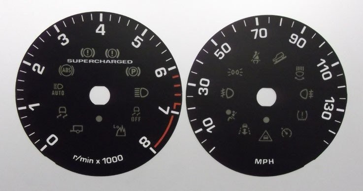 RR SPORT SUPERCHARGED MPH DIAL CONVERSION