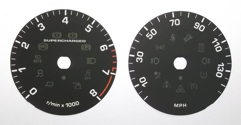 RR SPORT SUPERCHARGED MPH DIAL CONVERSION