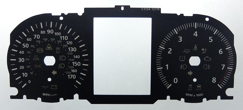 XF / F-PACE PETROL MPH DIAL CONVERSION