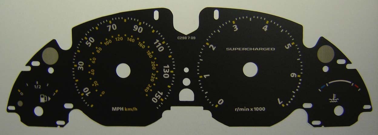 VOGUE SUPERCHARGED MPH DIAL CONVERSION