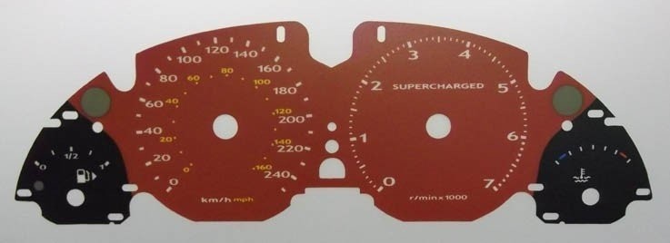 VOGUE SUPERCHARGED KMH DIAL CONVERSION