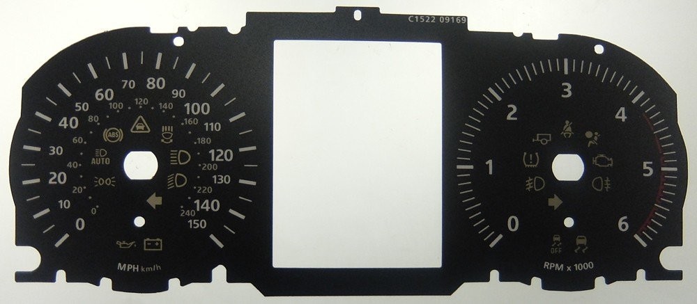 EVOQUE DIESEL MPH DIAL CONVERSION