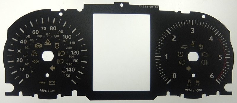 EVOQUE DIESEL MPH DIAL CONVERSION