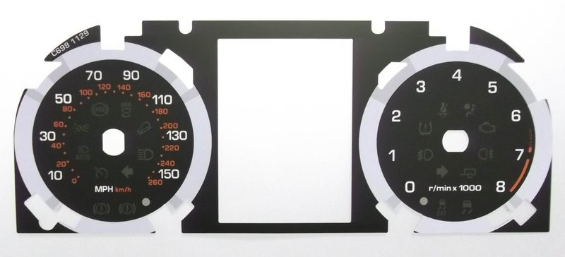 EVOQUE PETROL MPH DIAL CONVERSION
