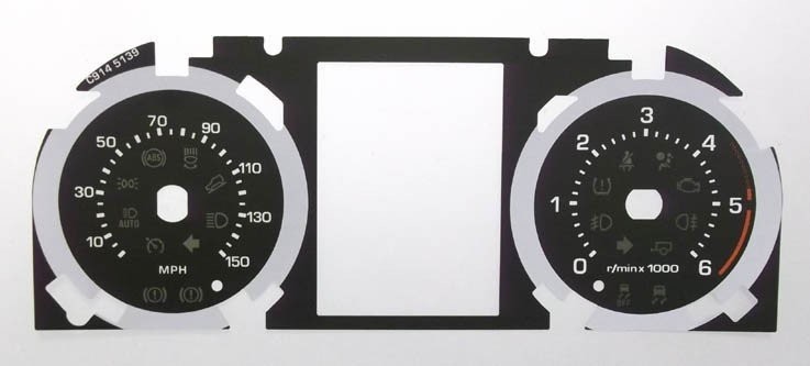 EVOQUE DIESEL MPH DIAL CONVERSION