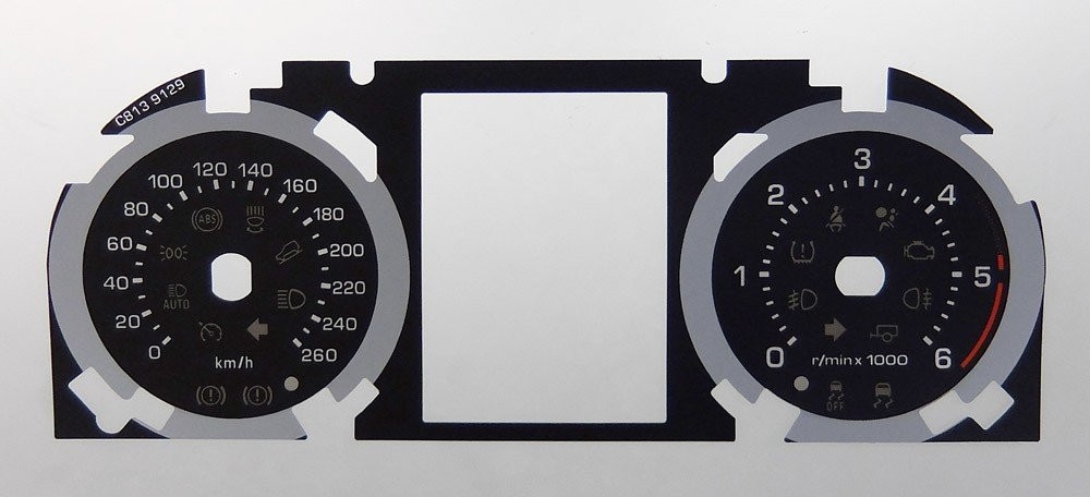 EVOQUE DIESEL KMH DIAL CONVERSION