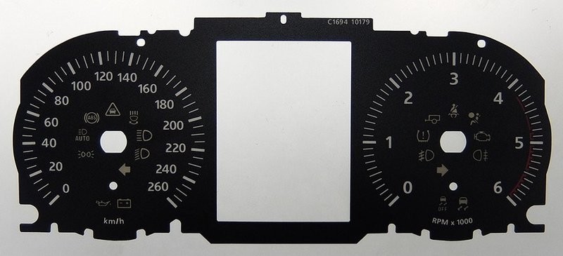 EVOQUE DIESEL KMH DIAL CONVERSION