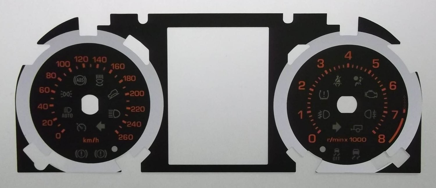 EVOQUE PETROL KMH DIAL CONVERSION