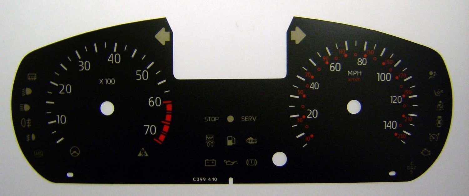 CLIO / KANGOO MPH DIAL CONVERSION
