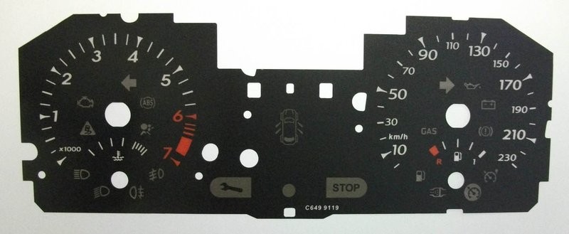 CLIO KMH DIAL CONVERSION