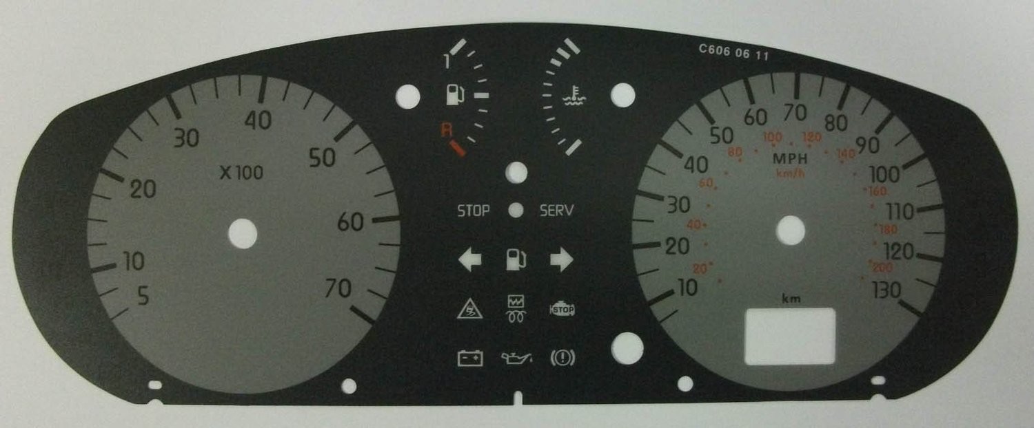 CLIO / KANGOO MPH DIAL CONVERSION