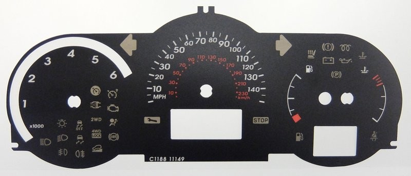 KOLEOS DIESEL MPH DIAL CONVERSION