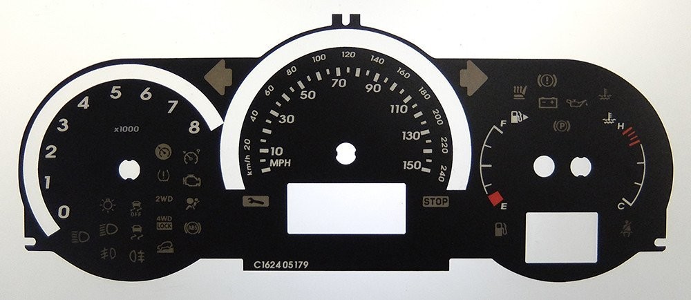 KOLEOS PETROL MPH DIAL CONVERSION