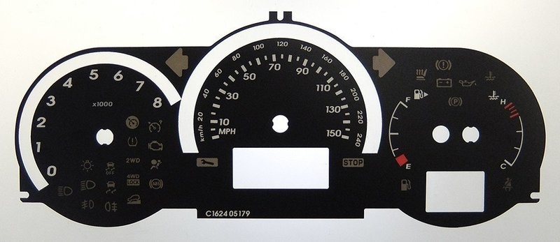 KOLEOS PETROL MPH DIAL CONVERSION