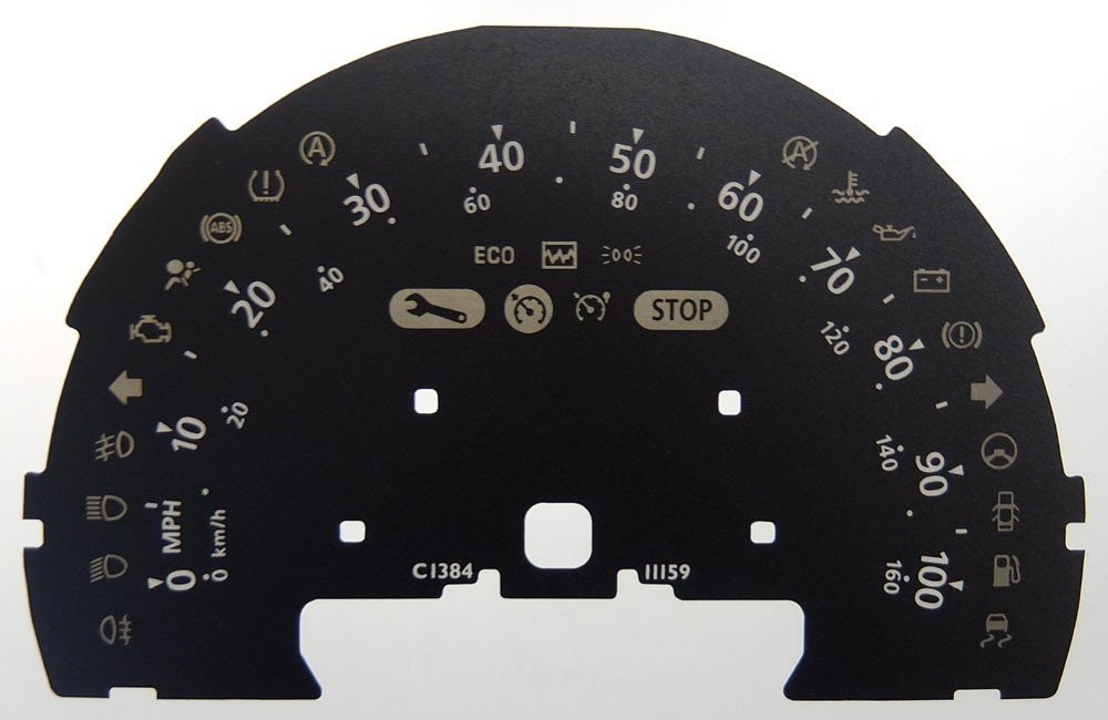 TWINGO MPH DIAL CONVERSION
