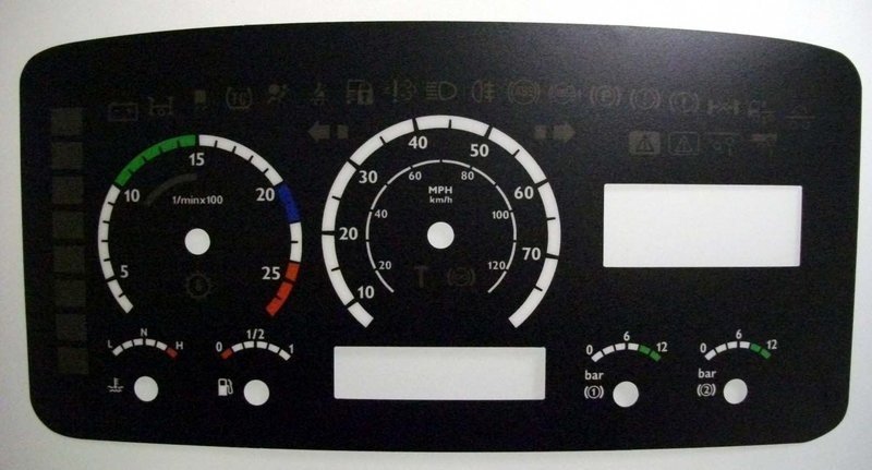 SCANIA MPH DIAL CONVERSION