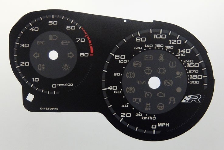 LEON / ALTEA CUPRA MPH DIAL CONVERSION