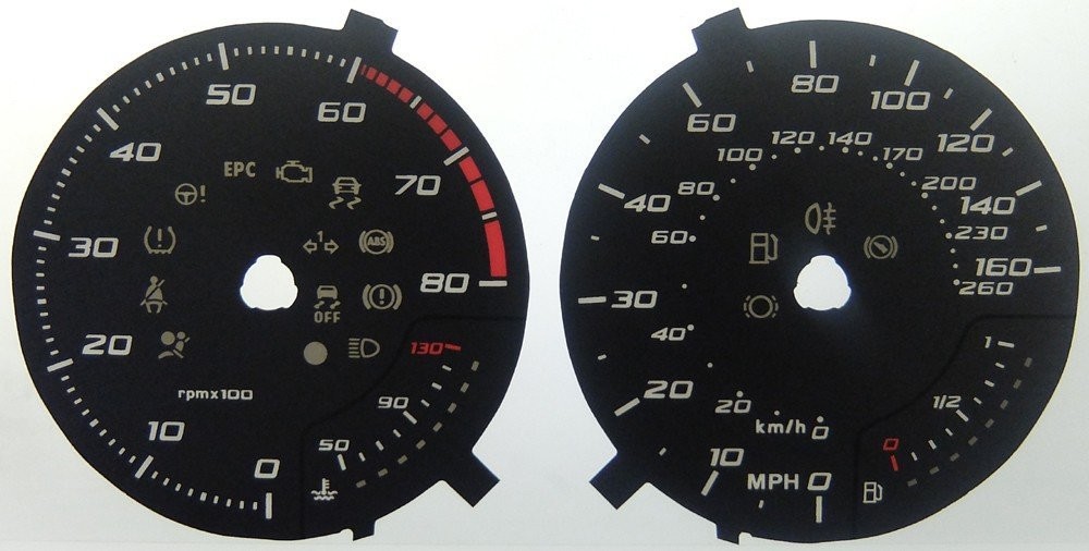 LEON / ATECA MPH DIAL CONVERSION