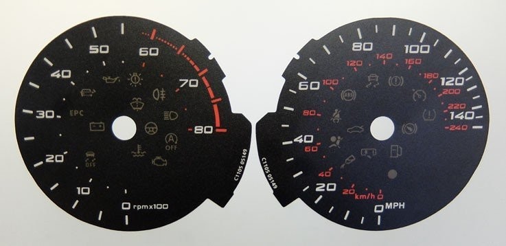 IBIZA PETROL MPH DIAL CONVERSION