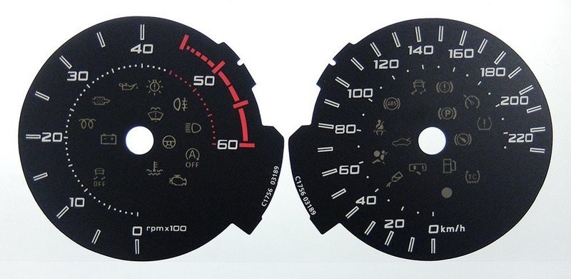 IBIZA DIESEL KMH DIAL CONVERSION