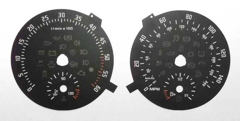 FABIA / ROOMSTER MPH DIAL CONVERSION