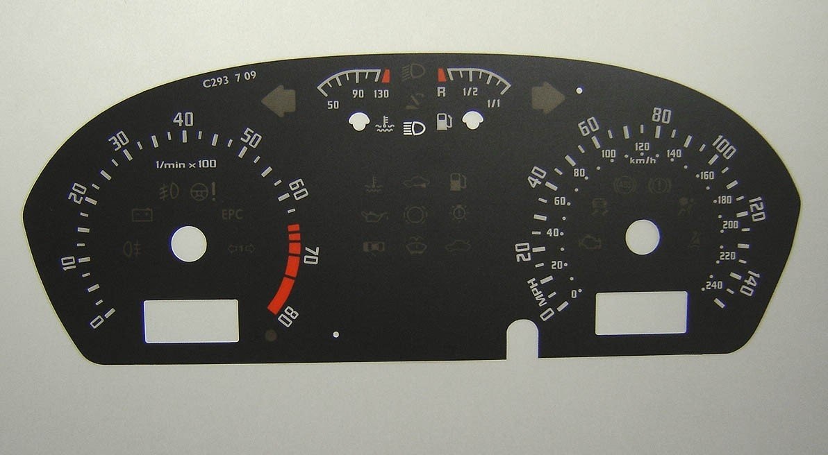 FABIA / ROOMSTER MPH DIAL CONVERSION