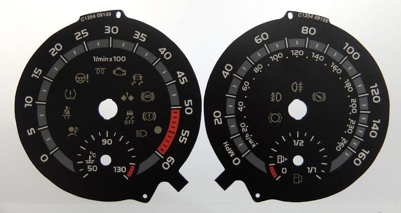 OCTAVIA / SUPERB MPH DIAL CONVERSION