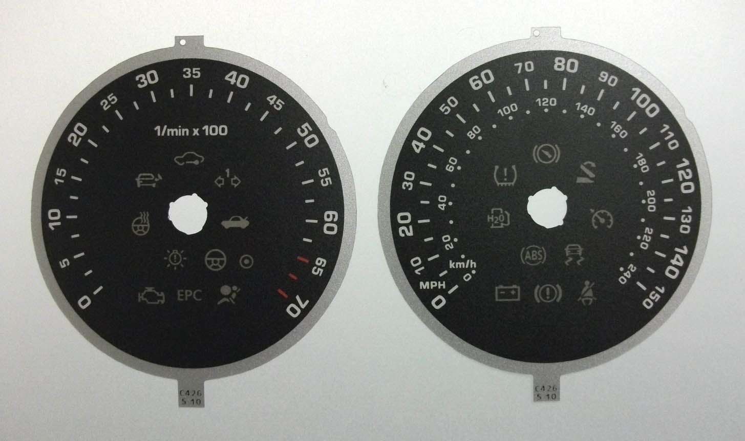 OCTAVIA / SUPERB MPH DIAL CONVERSION