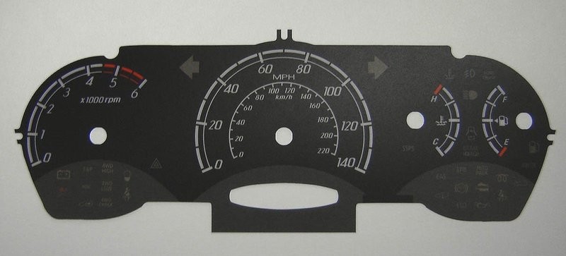 ACTYON / KYRON MPH DIAL CONVERSION