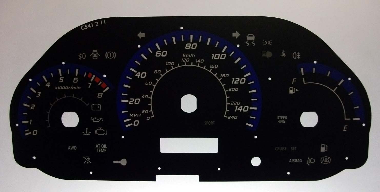 FORESTER / IMPREZA MPH DIAL CONVERSION