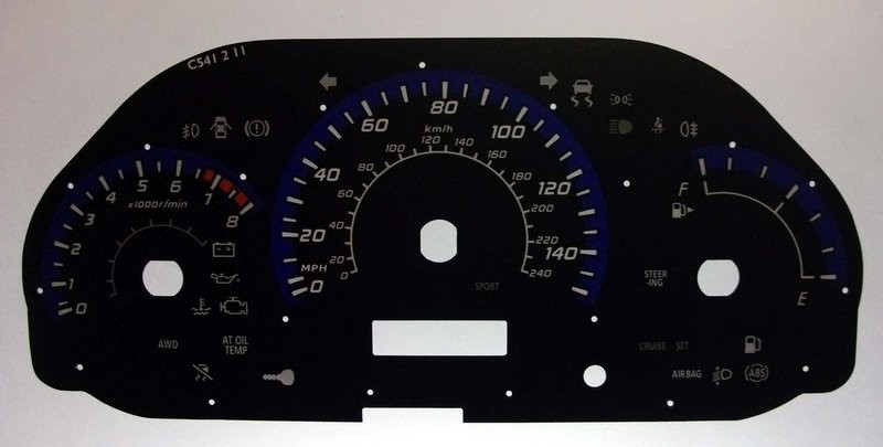 FORESTER / IMPREZA MPH DIAL CONVERSION