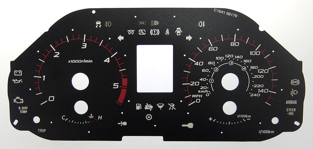 FORESTER DIESEL MPH DIAL CONVERSION