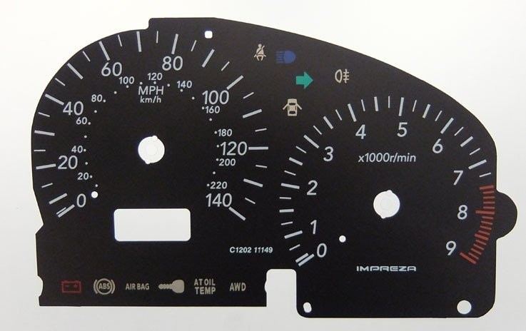 IMPREZA MPH DIAL CONVERSION