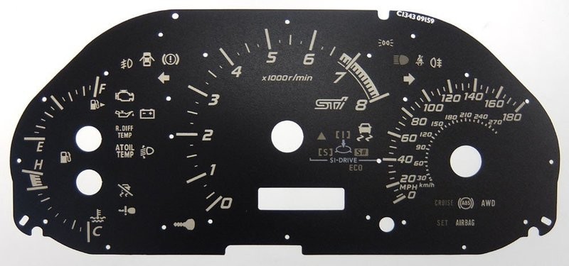 IMPREZA MPH DIAL CONVERSION