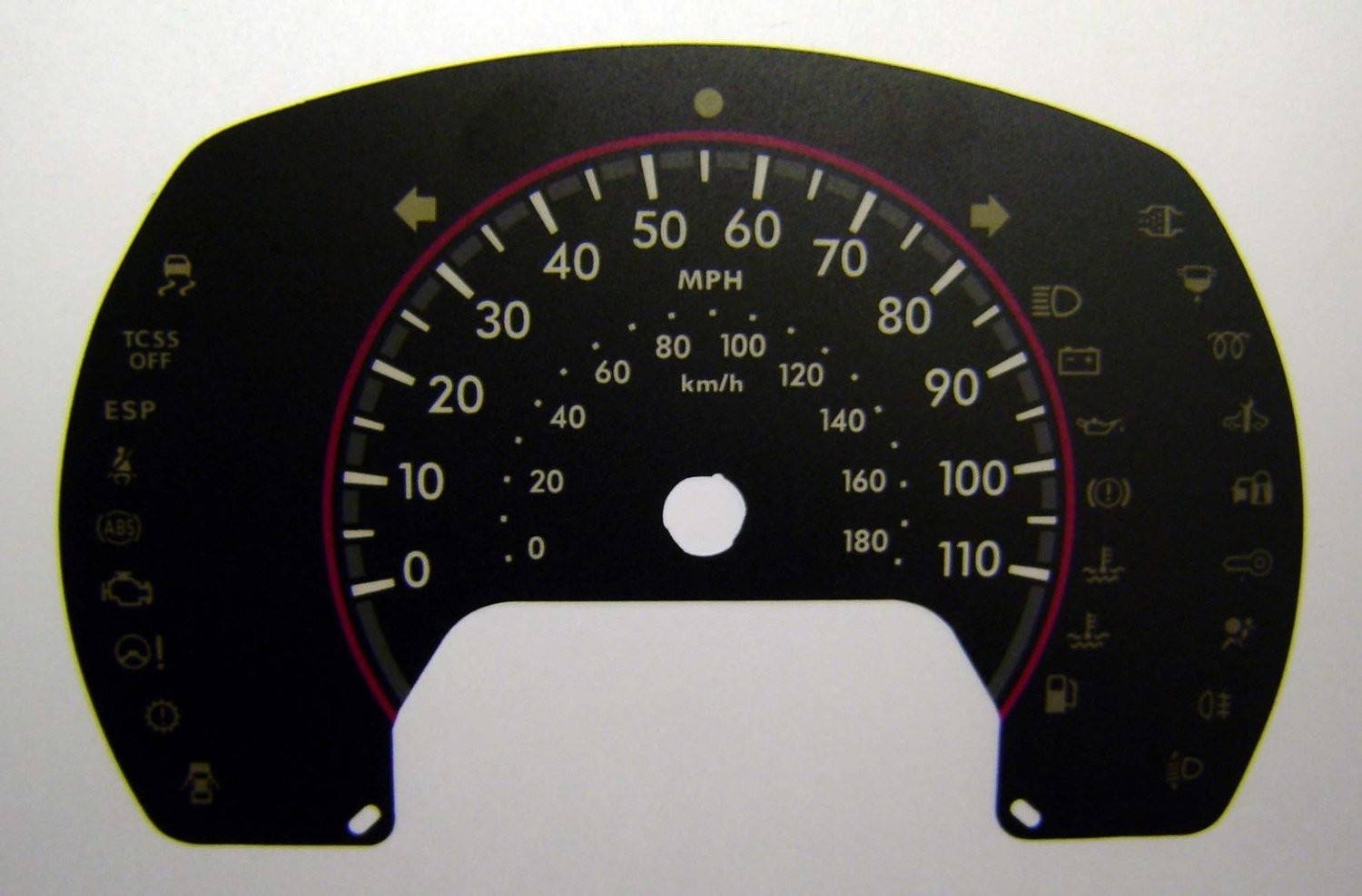ALTO / PIXO MPH DIAL CONVERSION
