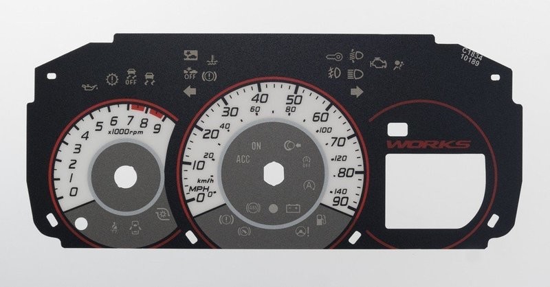 ALTO WORKS MPH DIAL CONVERSION