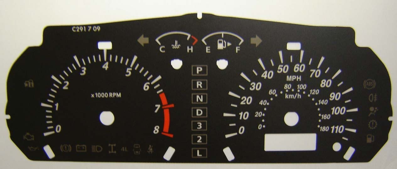 JIMNY MPH DIAL CONVERSION