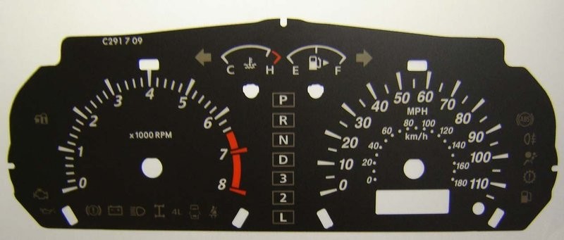 JIMNY MPH DIAL CONVERSION