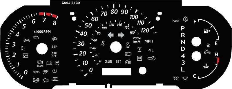 VITARA AUTO MPH DIAL CONVERSION
