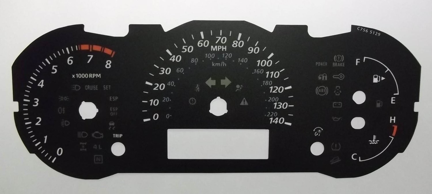 VITARA MPH DIAL CONVERSION