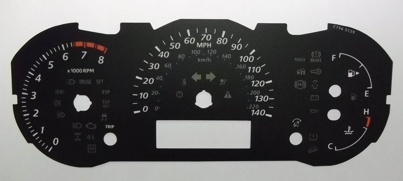 VITARA MPH DIAL CONVERSION