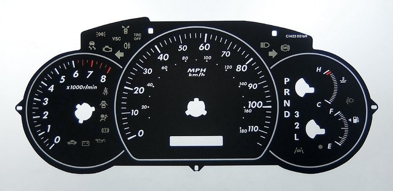 ALPHARD MPH DIAL CONVERSION