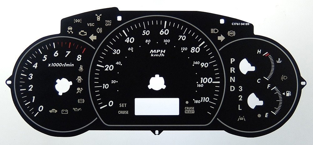 ALPHARD MPH DIAL CONVERSION