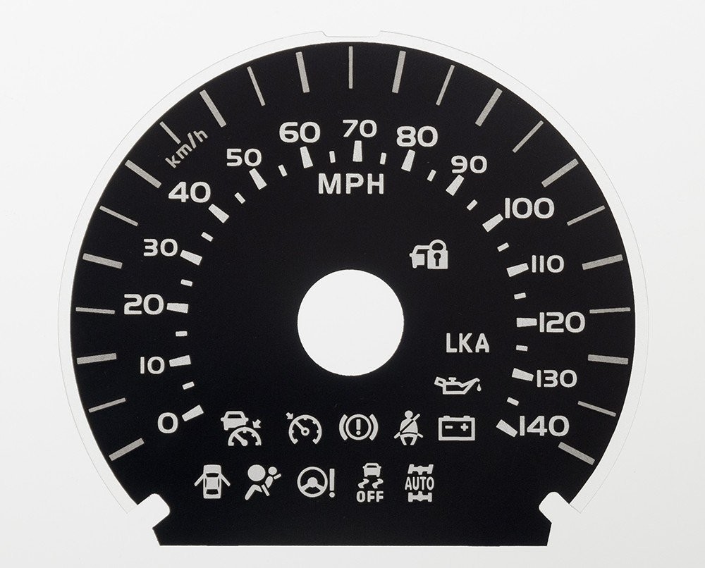 ALPHARD / VELLFIRE MPH DIAL CONVERSION