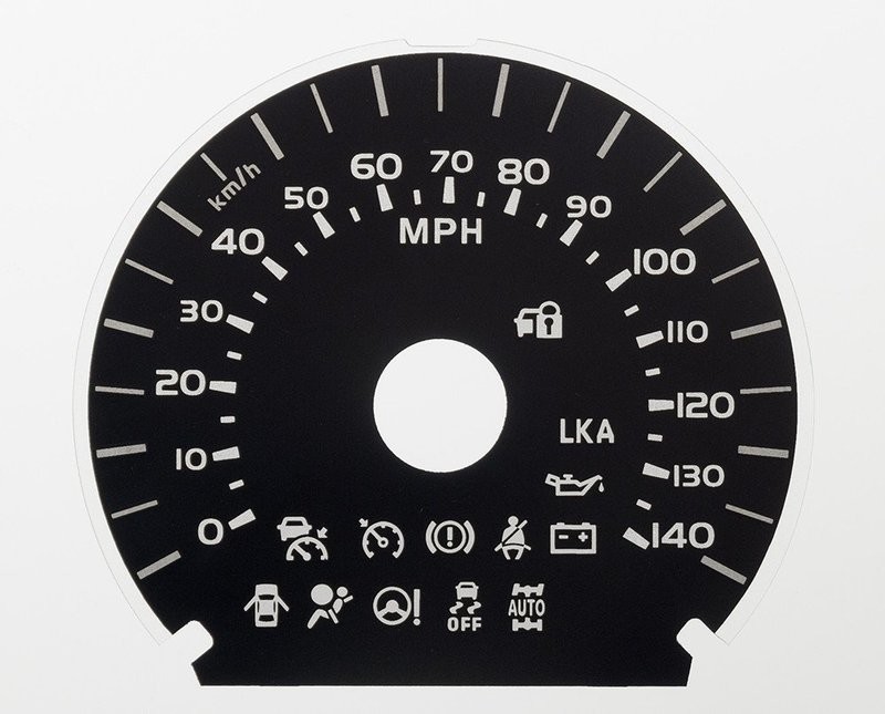 ALPHARD / VELLFIRE MPH DIAL CONVERSION
