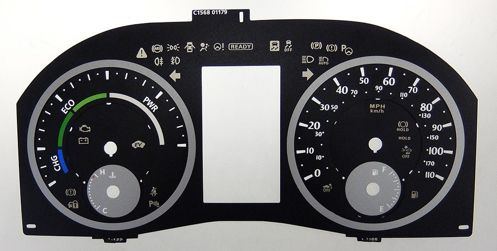 ALPHARD / VELLFIRE HYBRID MPH DIAL CONVERSION