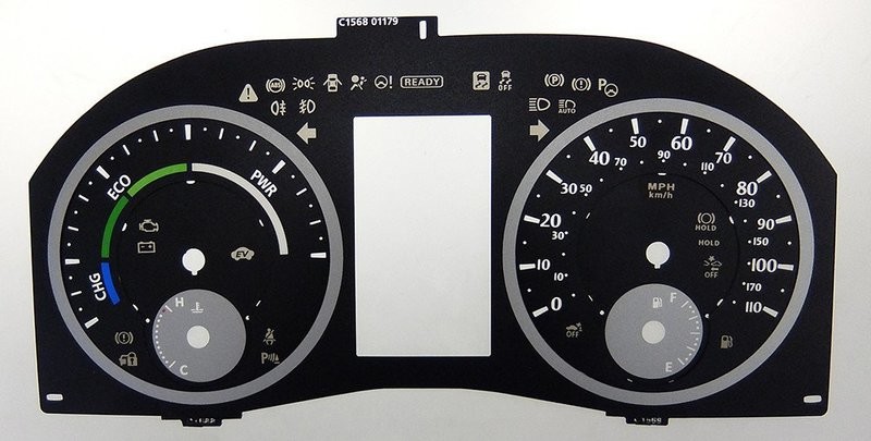 ALPHARD / VELLFIRE HYBRID MPH DIAL CONVERSION