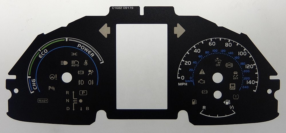 AURIS HYBRID MPH DIAL CONVERSION