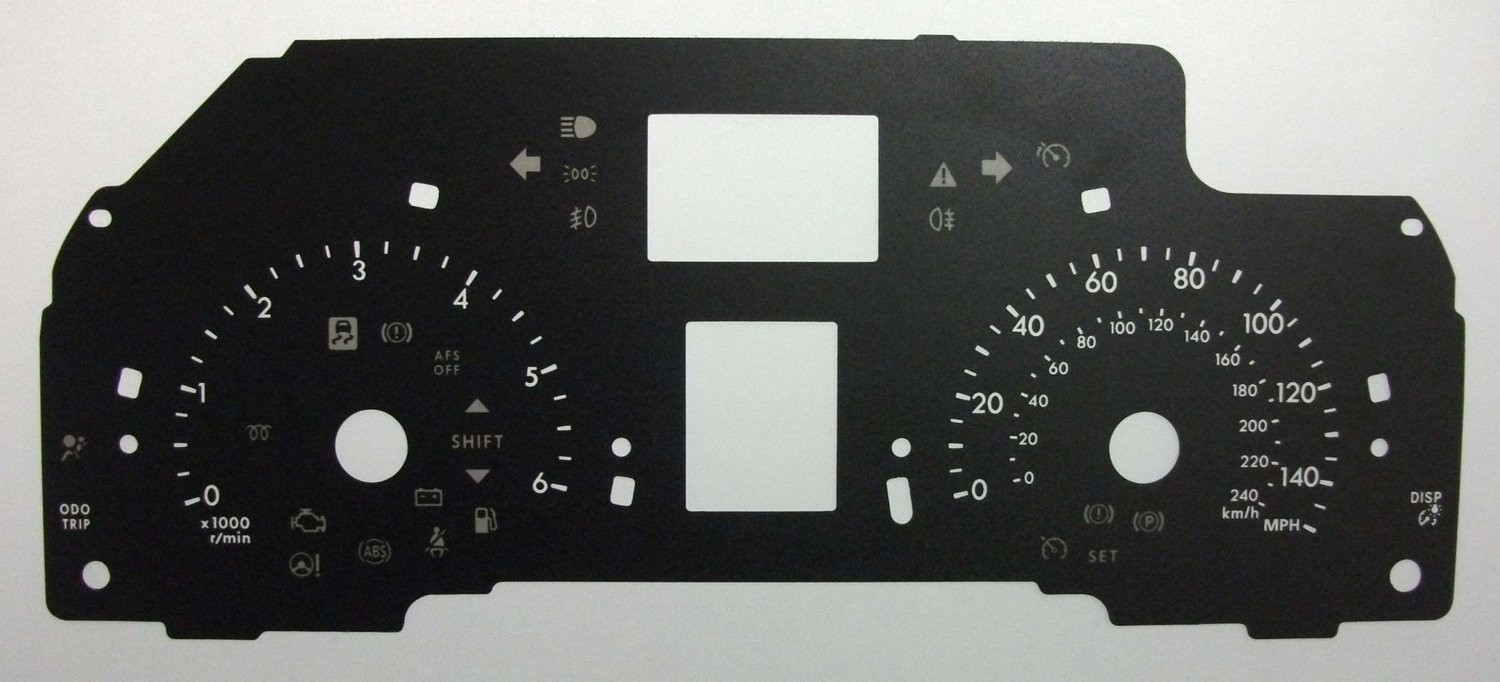 AVENSIS DIESEL MPH DIAL CONVERSION